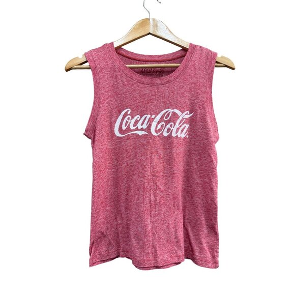 Coca-Cola Vintage Red Sleeveless Tank Top S - Picture 1 of 6